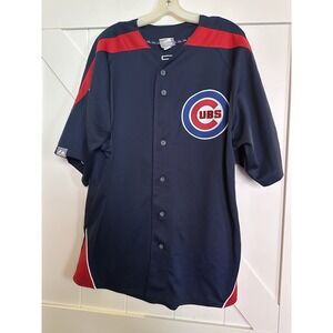 Chicago Cubs 1st Baseman Derrek Lee‎ #25 Majestic Jersey Men's Size-L